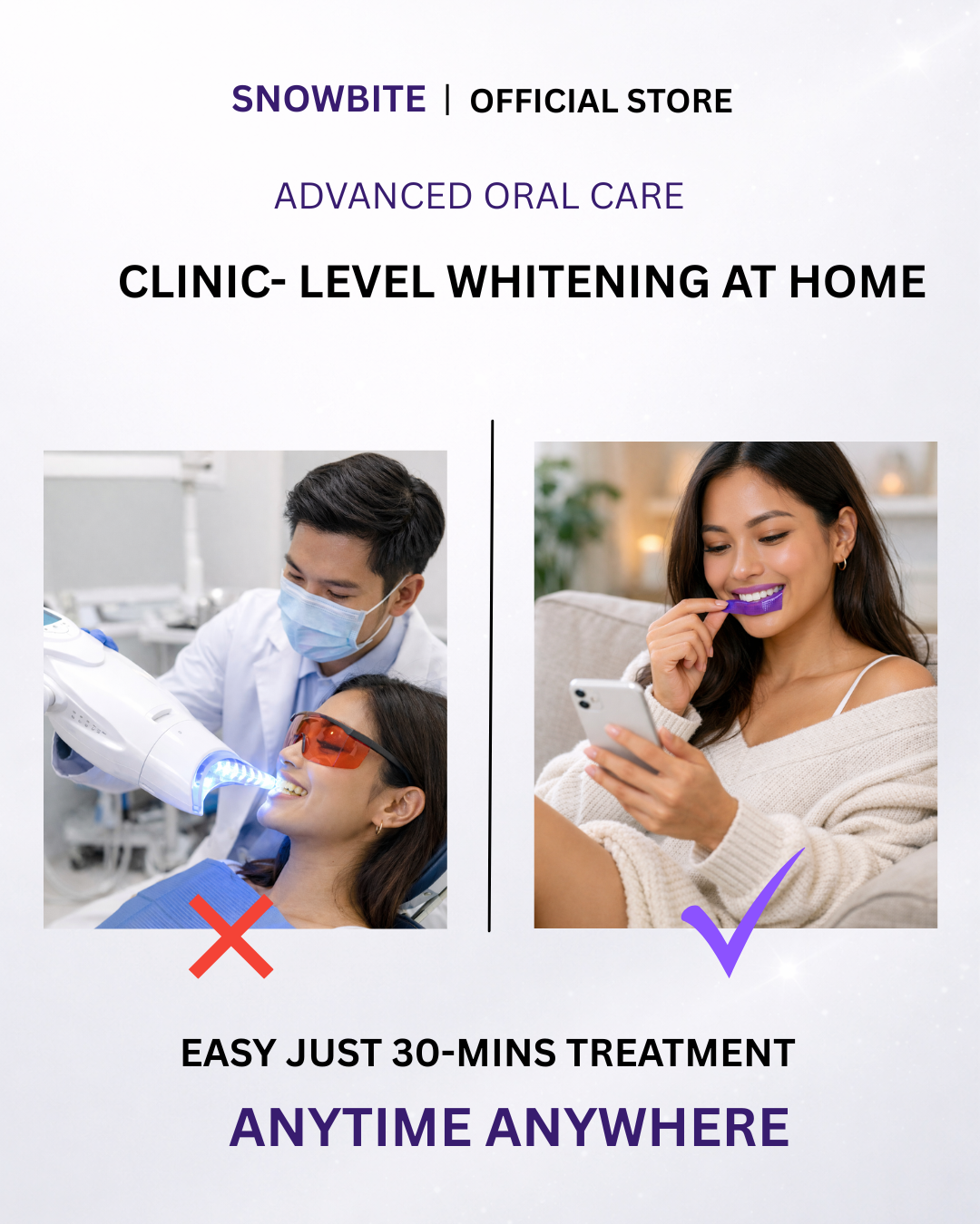 SNOWBITE GLOW PAP + PURPLE PIGMENT